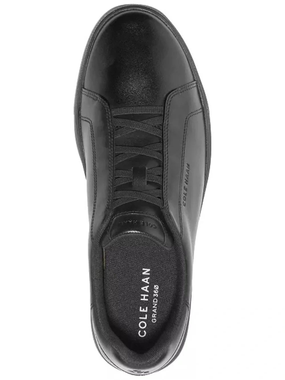 Cole Haan GrandPro Luxe Leather Slip On Sneakers Black Men's Size 10